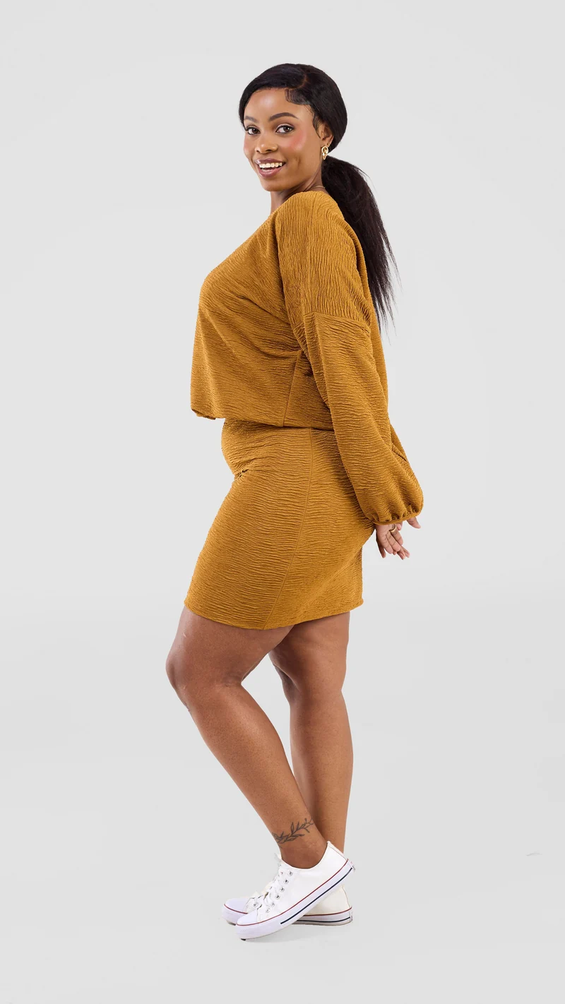 Vivo Alma Mini Skirt - Gold