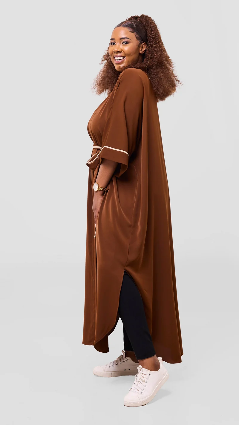 Vivo Nuru Maxi Kimono - Brown