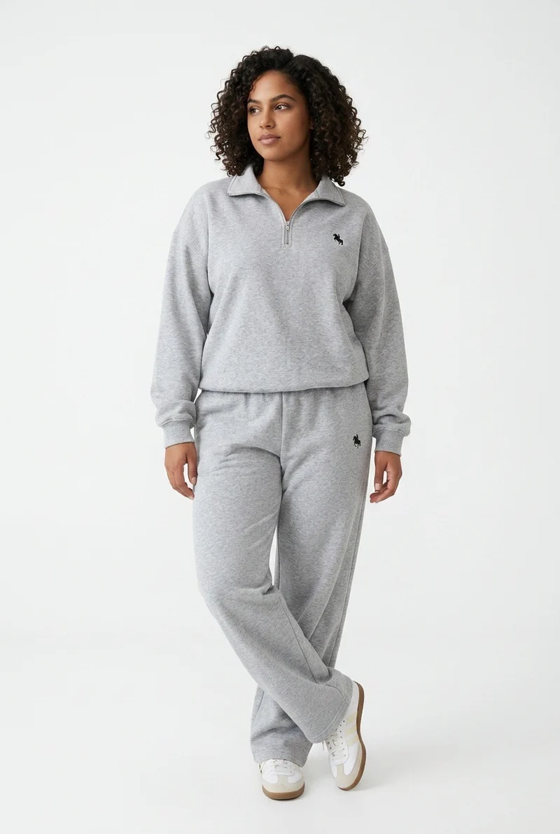 Stylish Sisters Matching Two-piece Loungewear or Tracksuit set - Grey