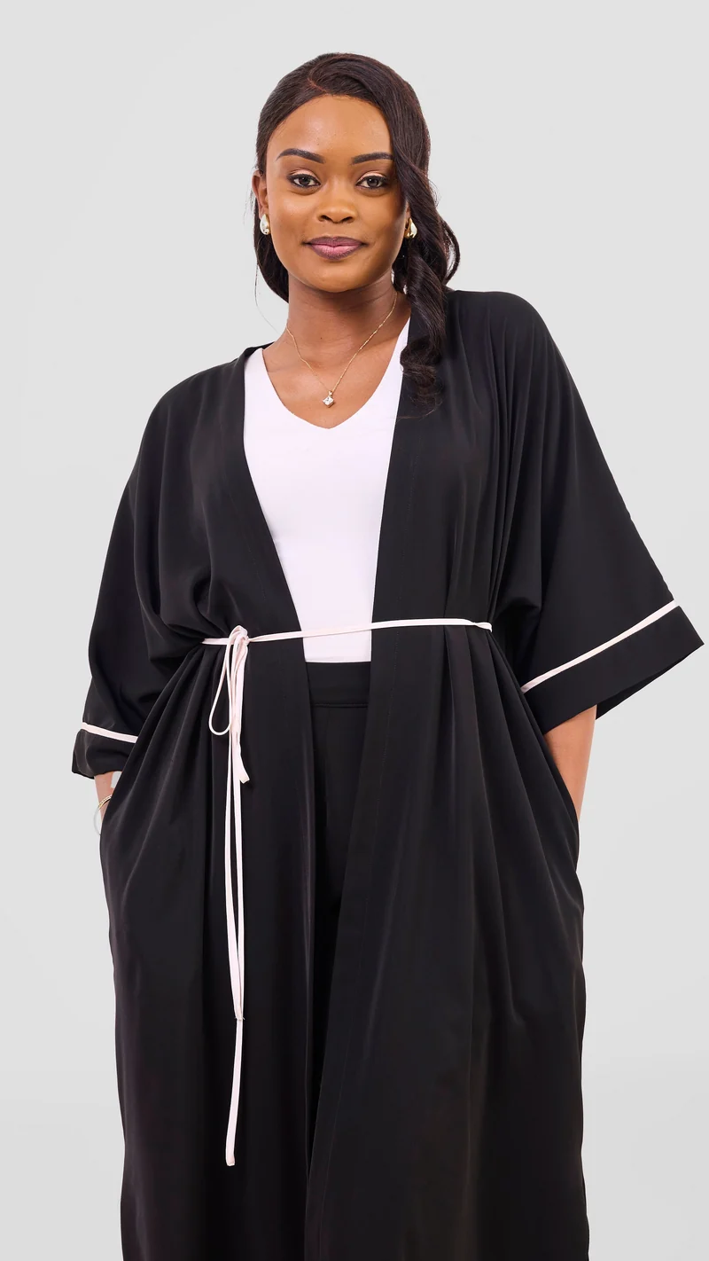 Vivo Nuru Maxi Kimono - Black