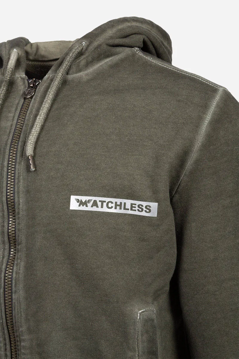 MATCHLESS STRIPE SWEATSHIRT W/HOOD LADY