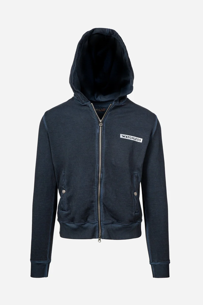 MATCHLESS STRIPE SWEATSHIRT W/HOOD LADY