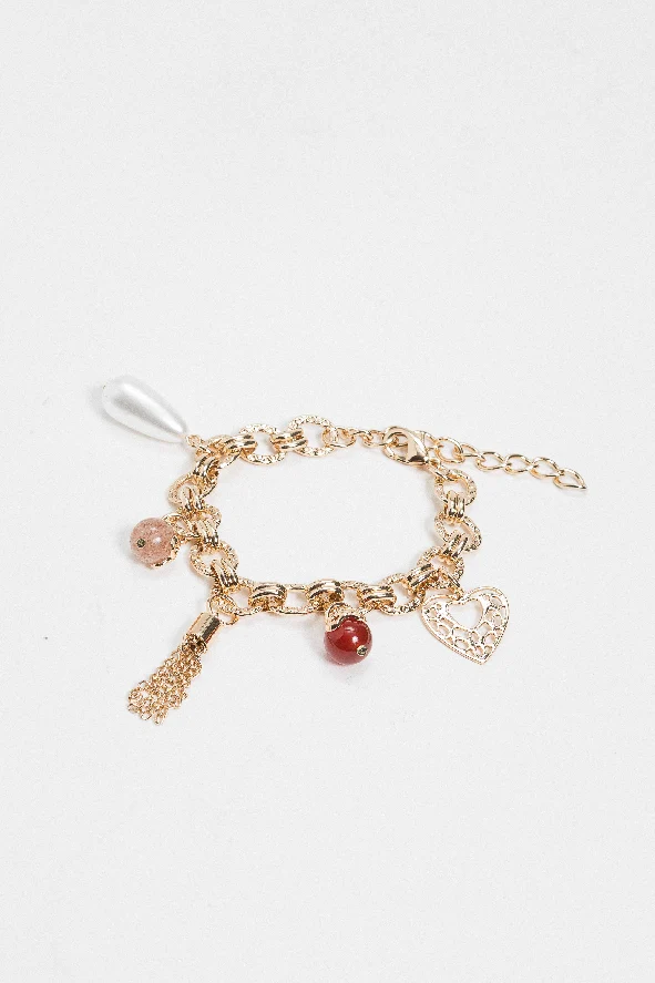 Bracelet chaîne à breloques