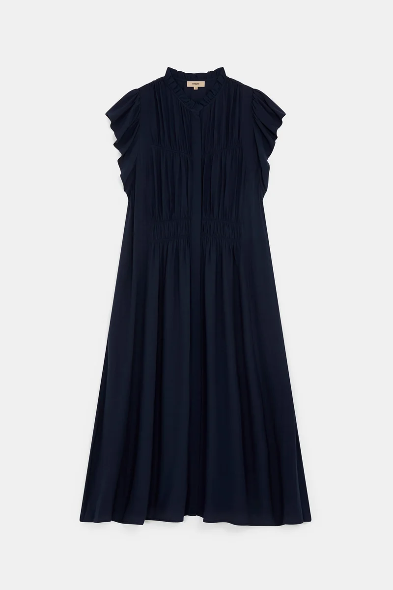 Robe Coco fluide à manches volantées