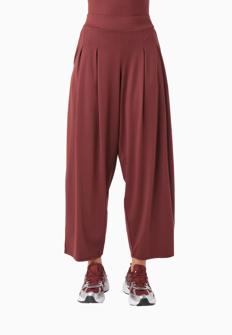 PEENY | Weit geschnittene Hose aus recyceltem Polyamid