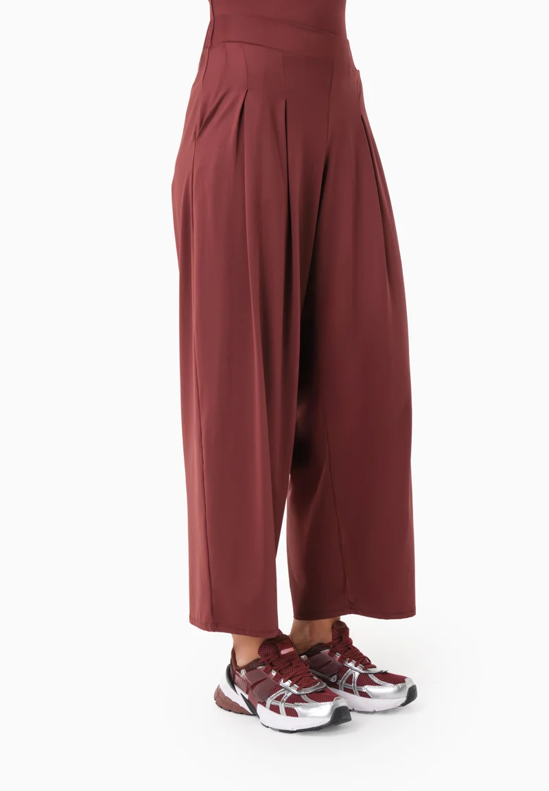 PEENY | Weit geschnittene Hose aus recyceltem Polyamid