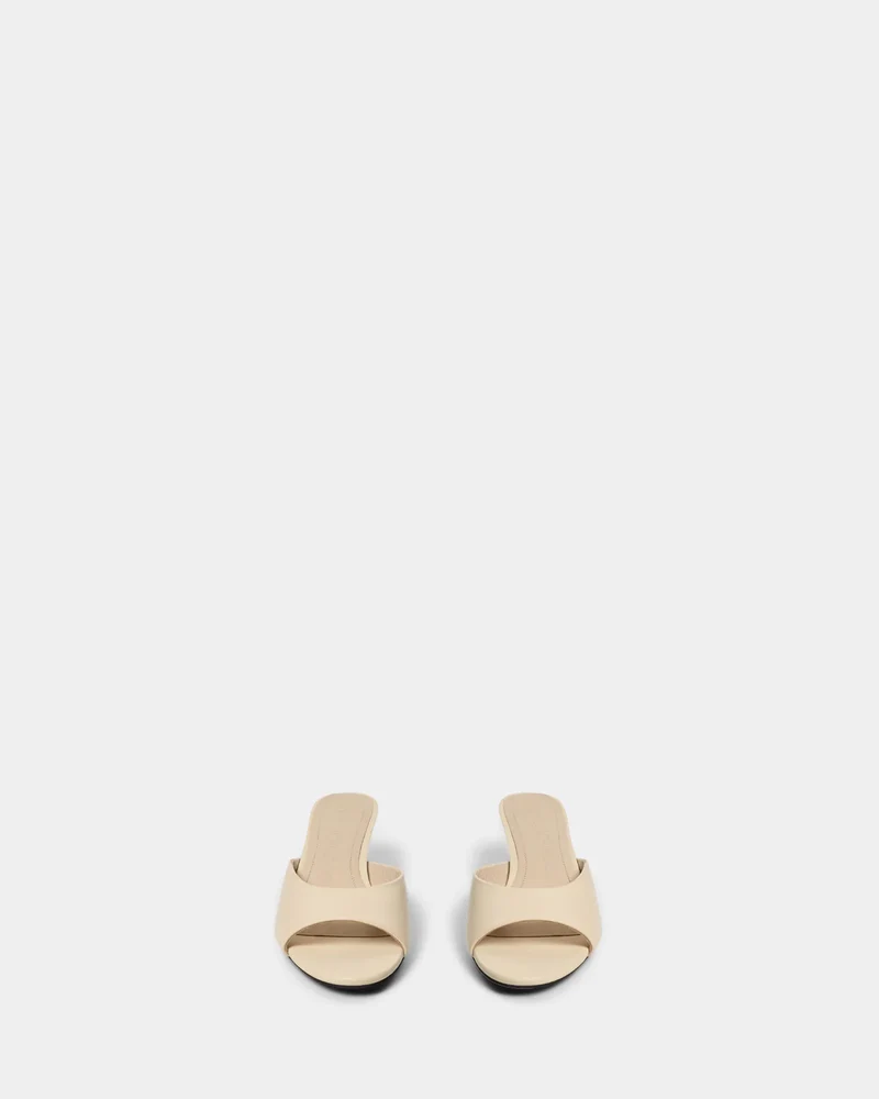 Mules Charly à talon sculptural et bout ouvert