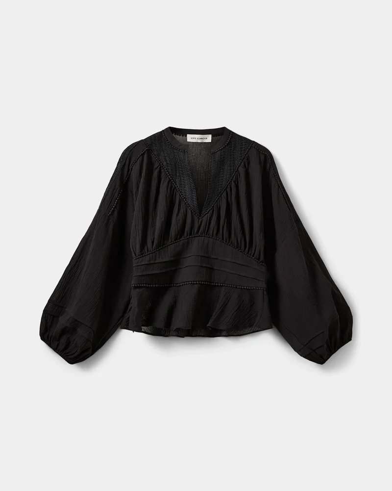 Blouse Lou à taille marquée
