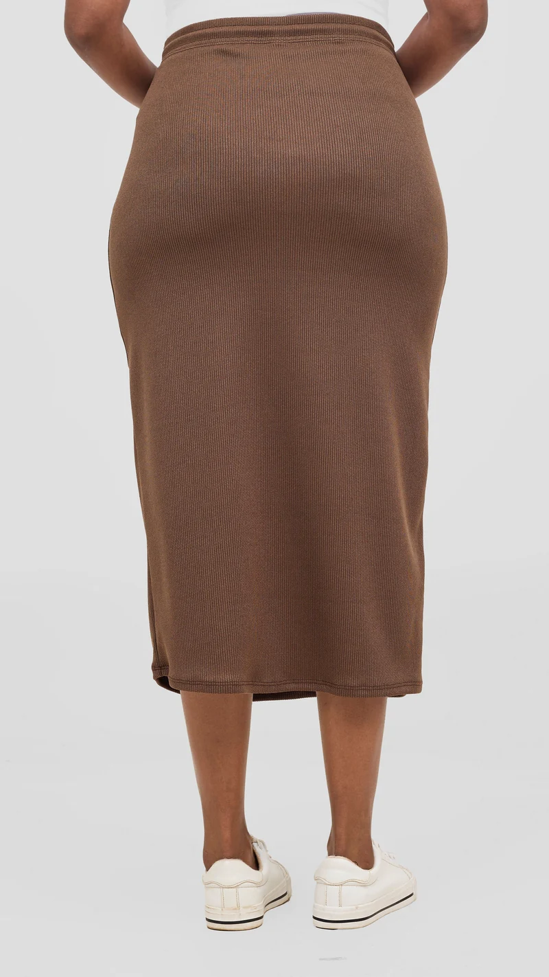 Vivo Safa Skirt - Dark Taupe