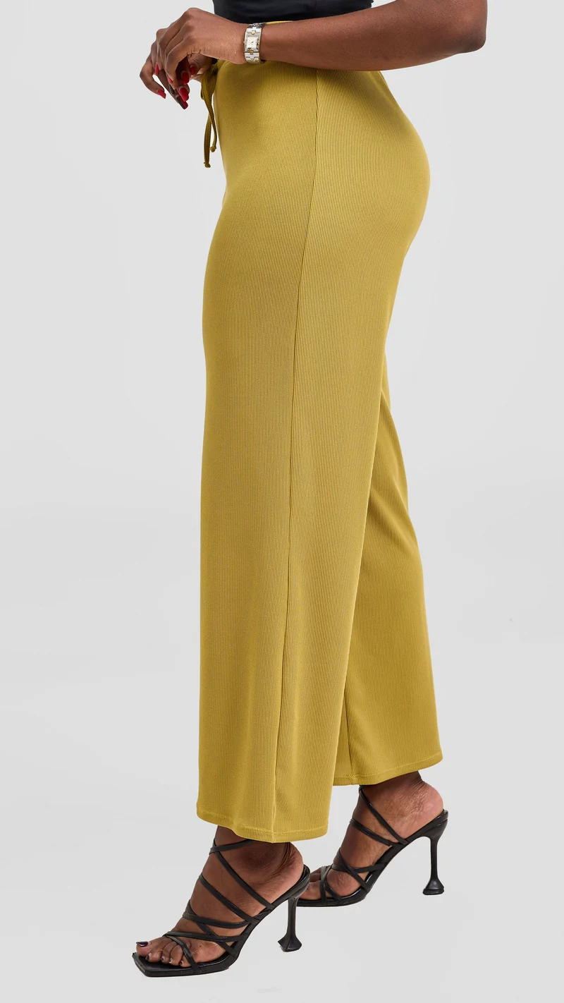 Vivo Safa Straight Leg Pants - Olive