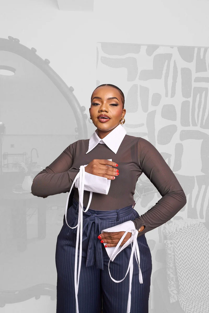 Plainchic Sheer Top - Grey