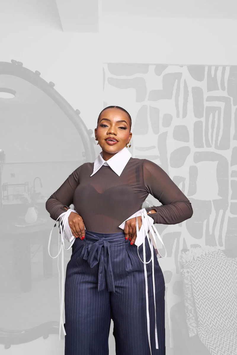 Plainchic Sheer Top - Grey