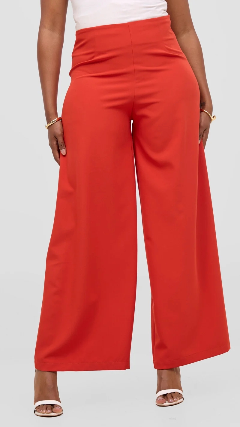 Vivo Tatili Wide Leg Pants - Orange