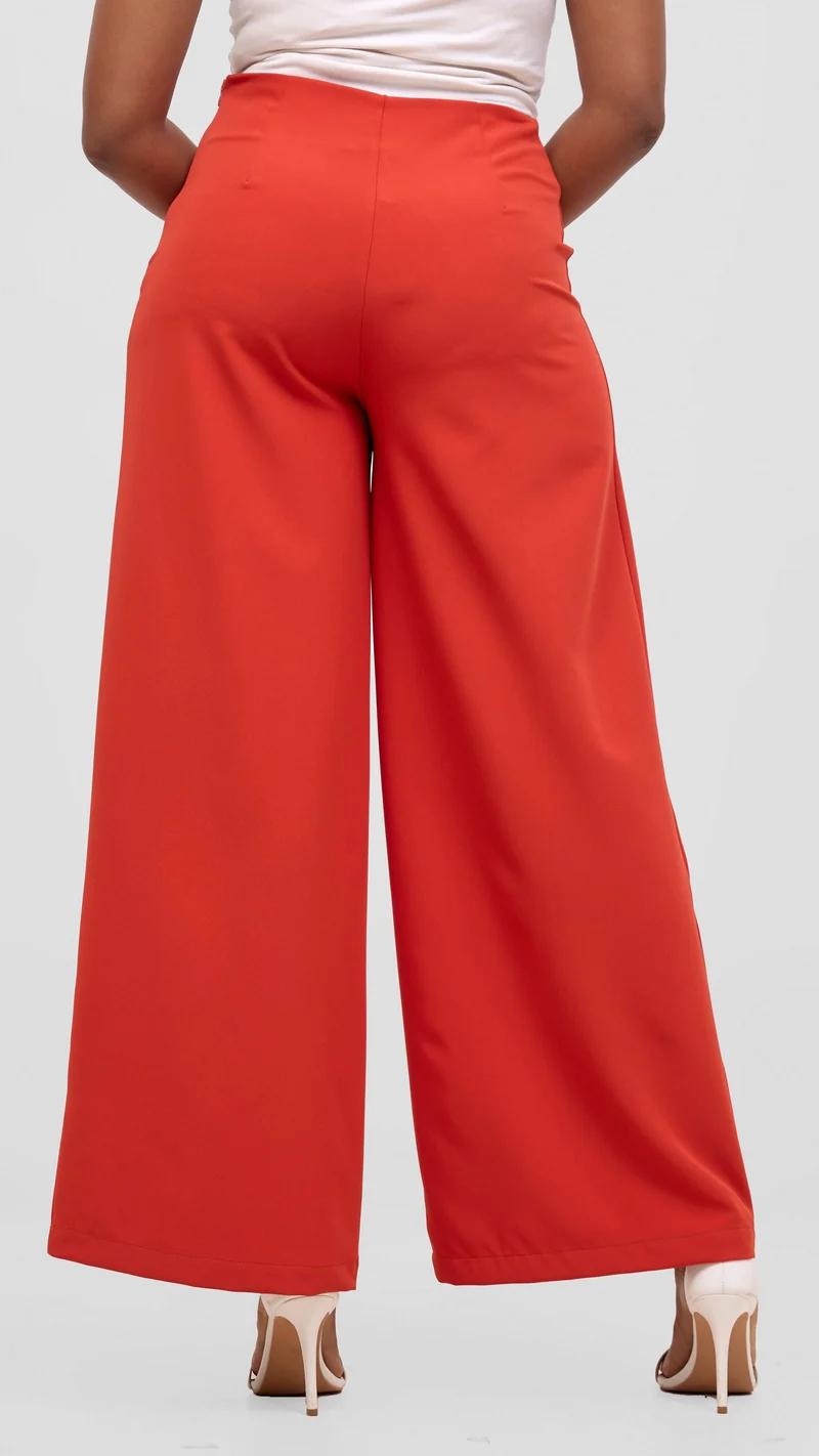 Vivo Tatili Wide Leg Pants - Orange