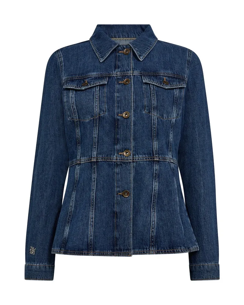 Chemisier en denim avec surpiqûres Cintura Odak