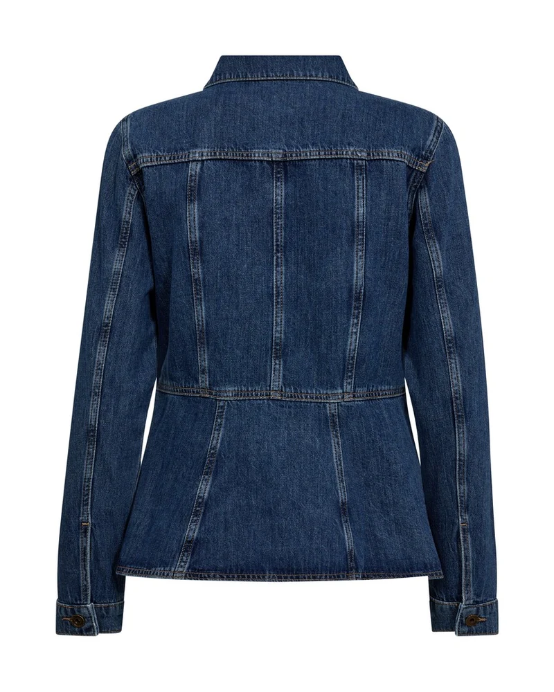 Chemisier en denim avec surpiqûres Cintura Odak