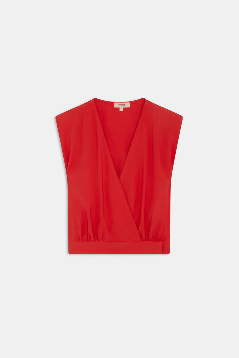Blouse Laos cache-cœur