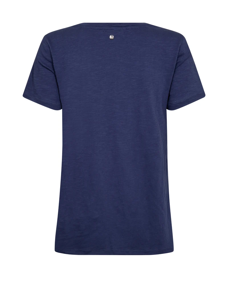 T-shirt à col V motif ailes Romi Gethi