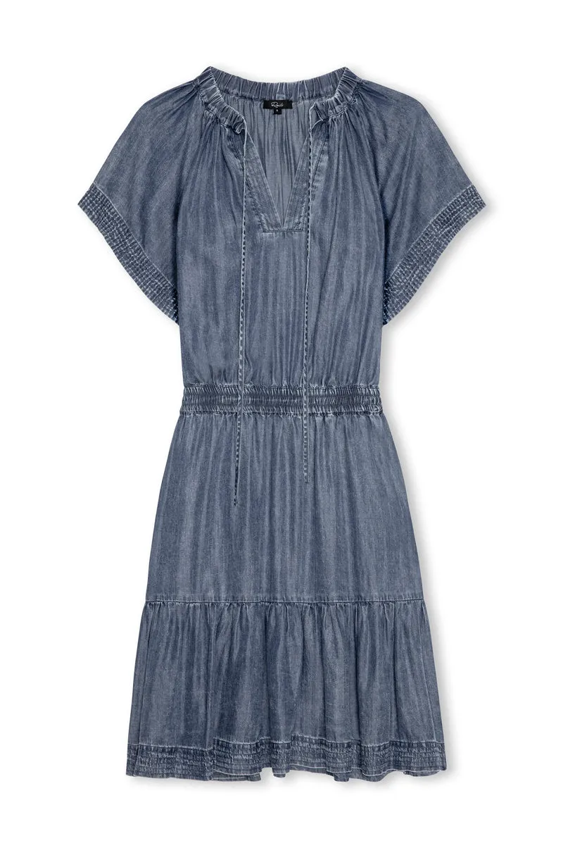 Robe courte en denim Corvera