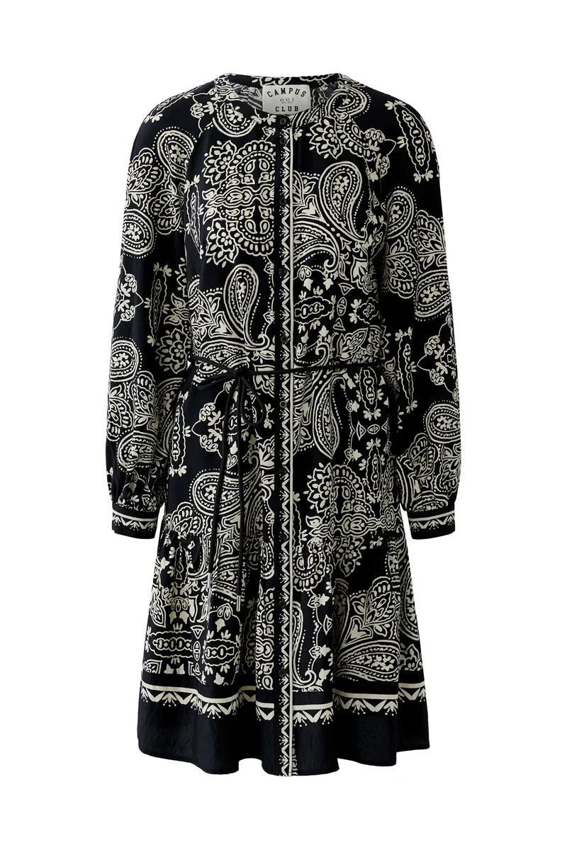 Robe fluide à imprimé cachemire esprit bohème