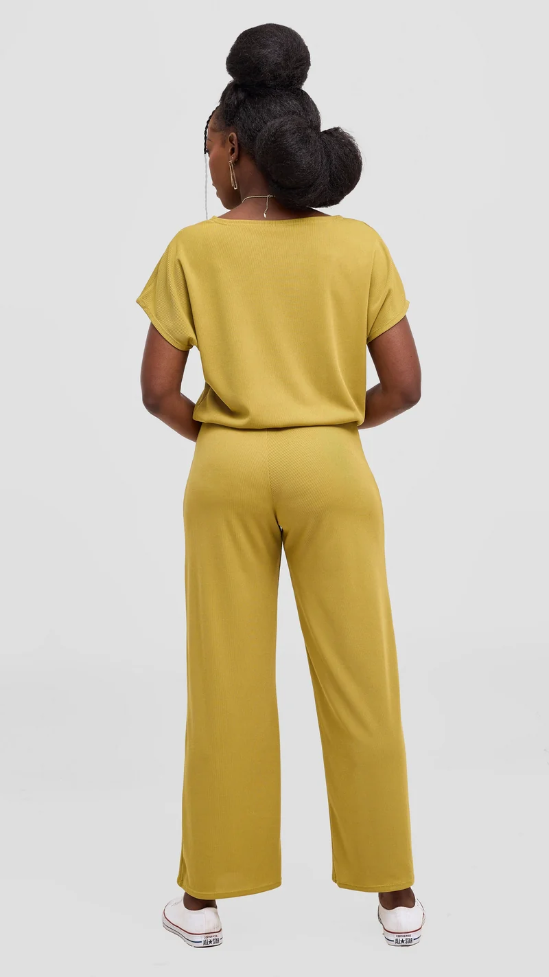 Vivo Safa Drop Shoulder Top - Olive
