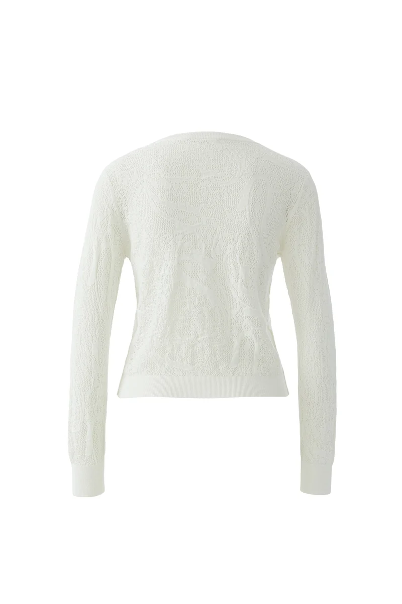 Cardigan en maille à volants délicats