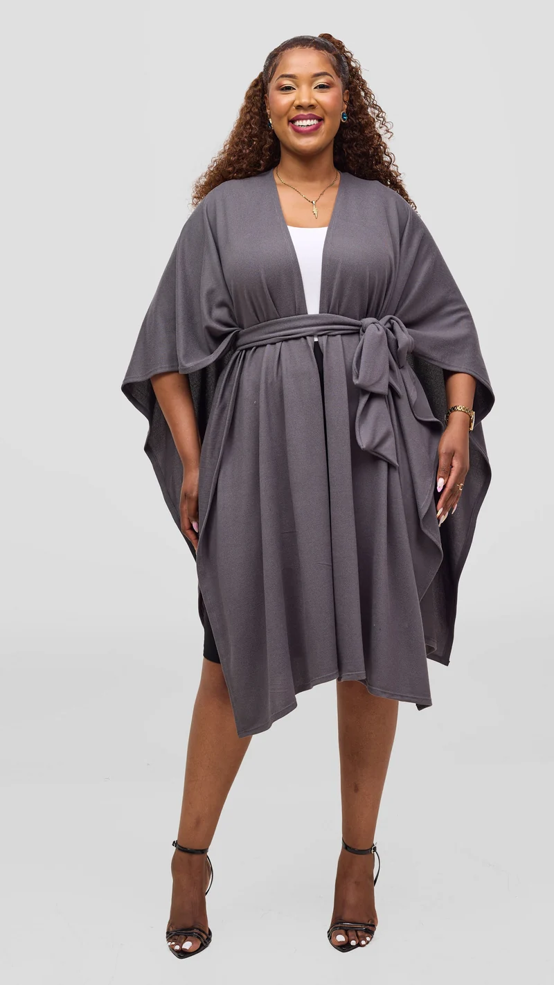 Vivo Wrap Shawl - Dark Grey