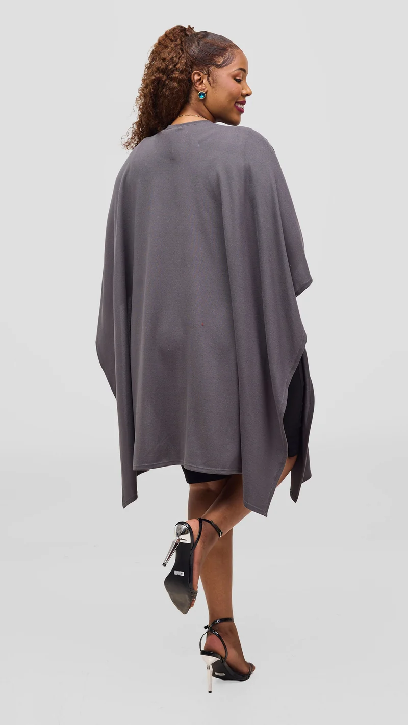 Vivo Wrap Shawl - Dark Grey