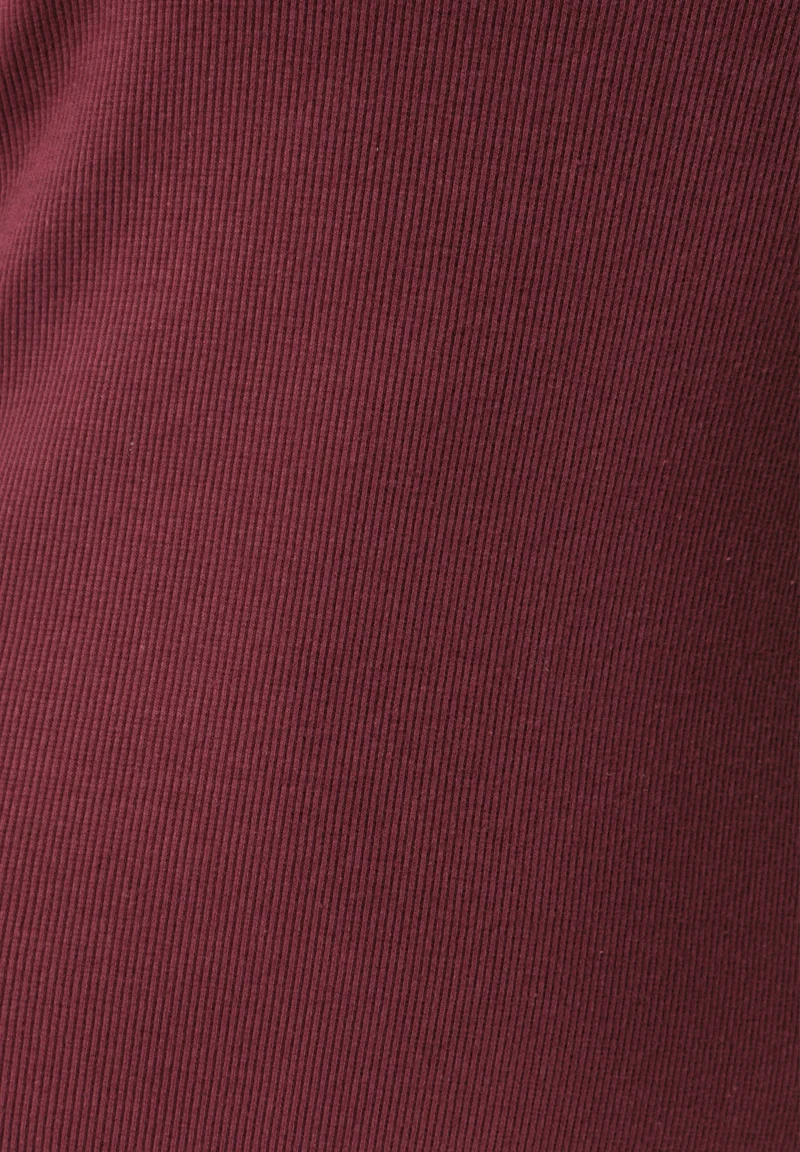 DERREN | Geripptes Kleid aus Bio-Baumwolle