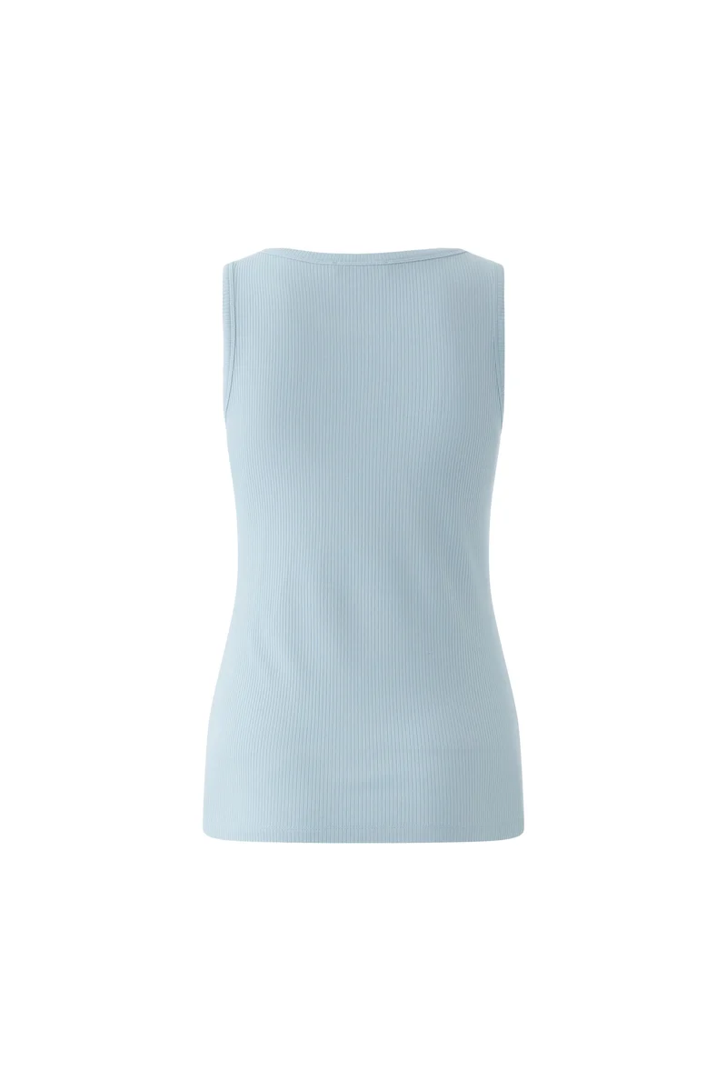 Camisole côtelée avec col rond Filiz