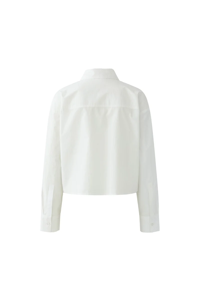 Blouse droite brodée à motifs floraux et sequins