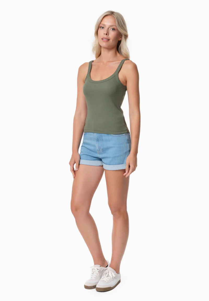 IPEEK | Ripp-Tanktop aus TENCEL™ Modal und Bio-Baumwolle