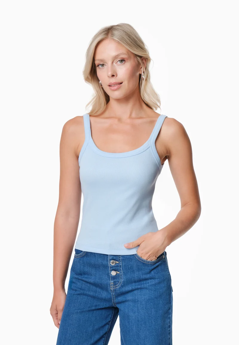 IPEEK | Ripp-Tanktop aus TENCEL™ Modal und Bio-Baumwolle