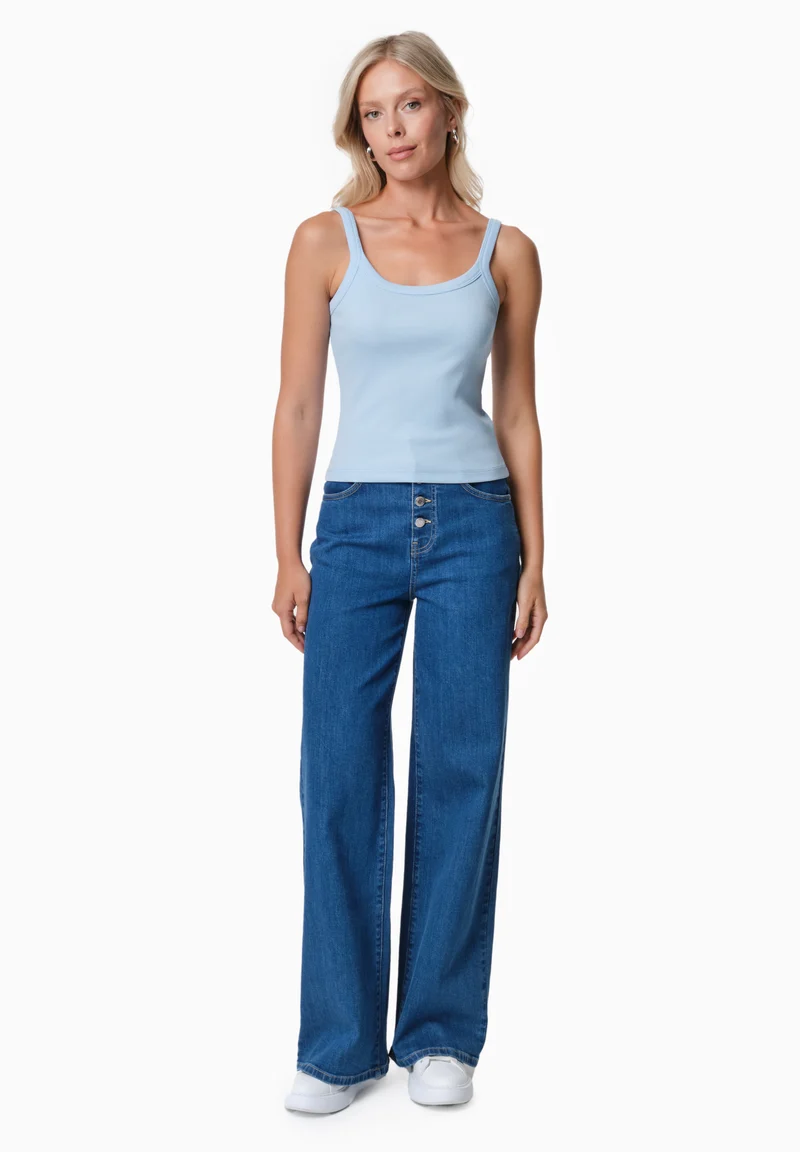 IPEEK | Ripp-Tanktop aus TENCEL™ Modal und Bio-Baumwolle