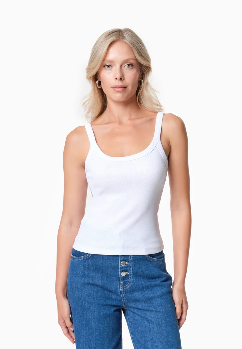 IPEEK | Ripp-Tanktop aus TENCEL™ Modal und Bio-Baumwolle
