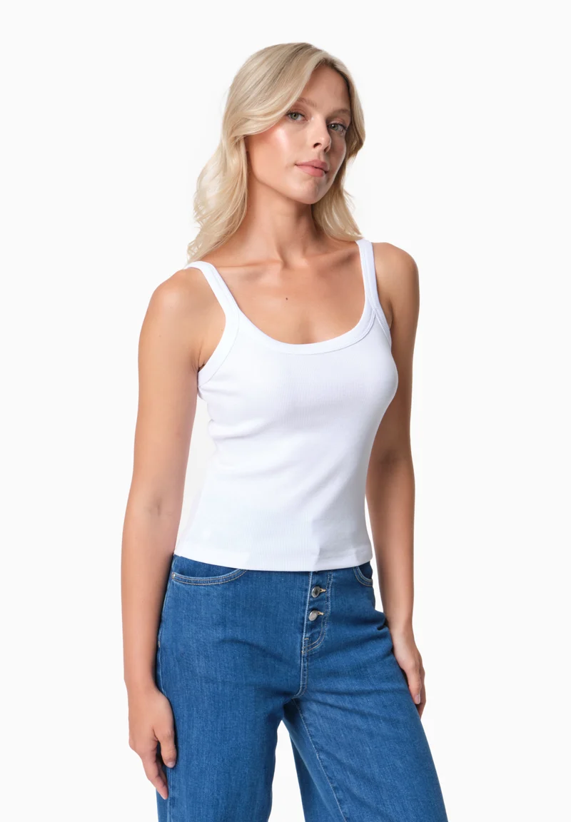 IPEEK | Ripp-Tanktop aus TENCEL™ Modal und Bio-Baumwolle