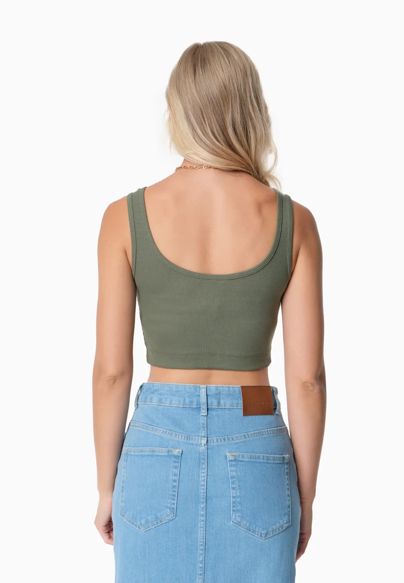 IRISS | Ripp-Crop-Top aus TENCEL™ Modal und Bio-Baumwolle