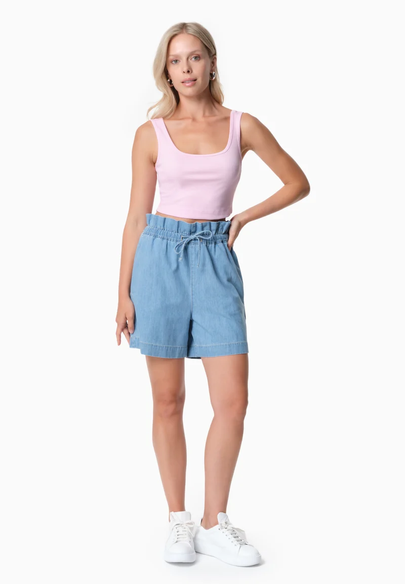 IRISS | Ripp-Crop-Top aus TENCEL™ Modal und Bio-Baumwolle