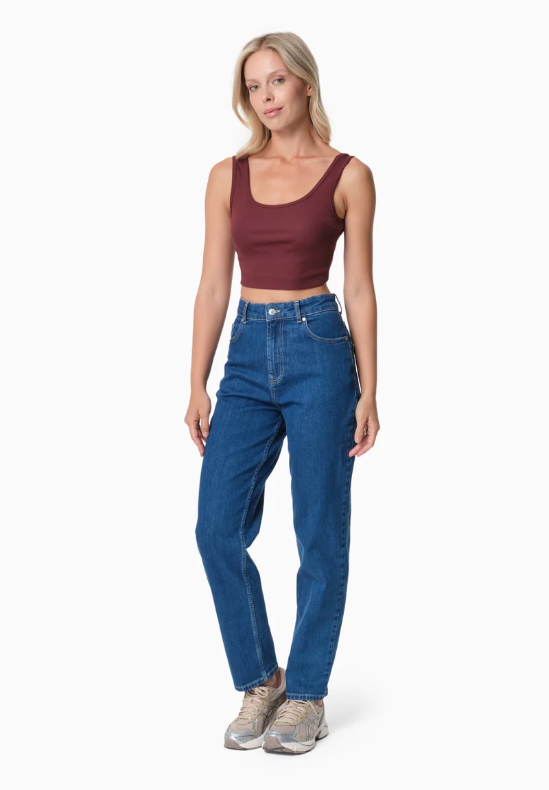 IRISS | Ripp-Crop-Top aus TENCEL™ Modal und Bio-Baumwolle