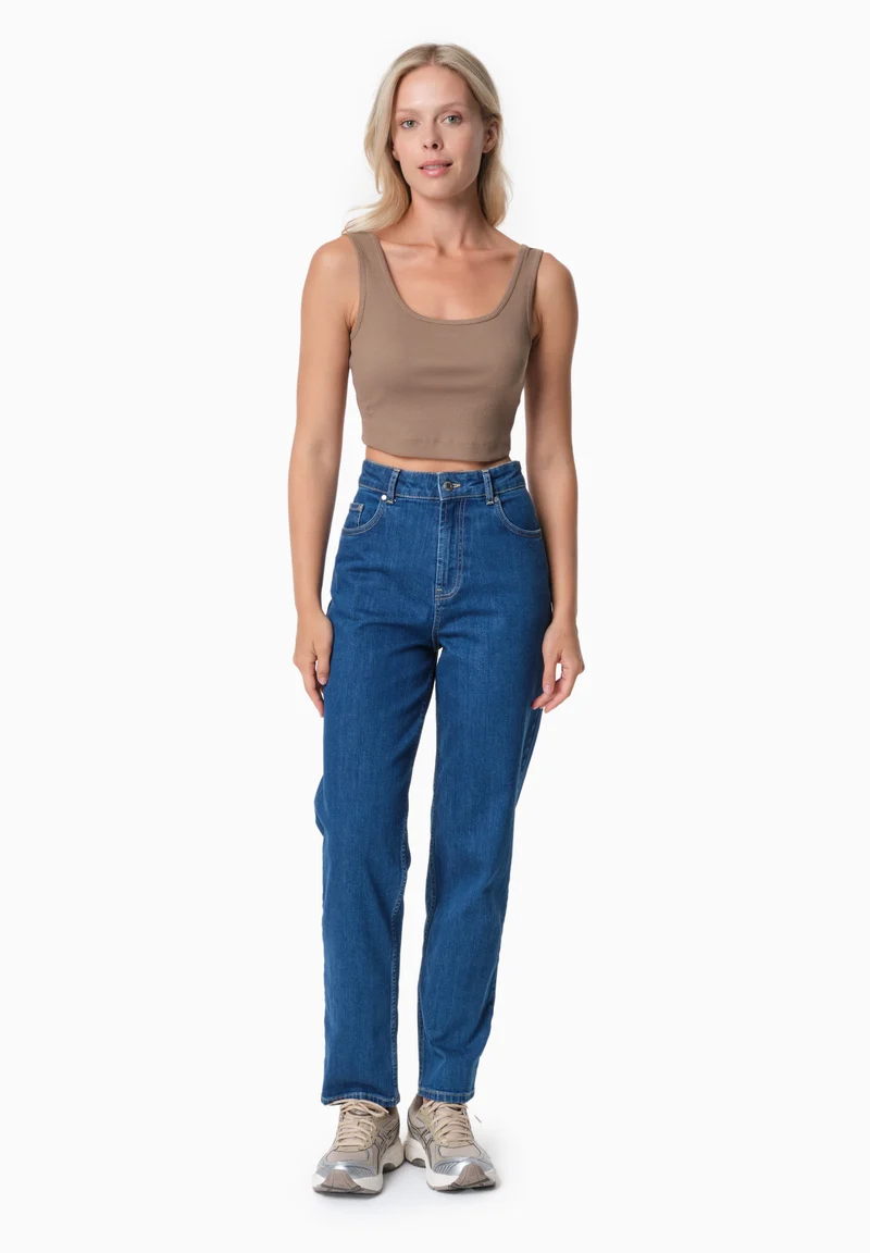 IRISS | Ripp-Crop-Top aus TENCEL™ Modal und Bio-Baumwolle