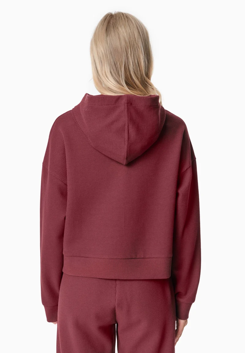 HANNA | Waffel Hoodie aus Bio-Baumwolle und recyceltem Polyester