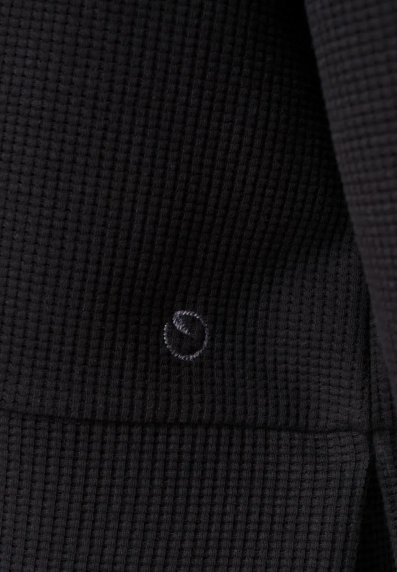 HANNA | Waffel Hoodie aus Bio-Baumwolle und recyceltem Polyester