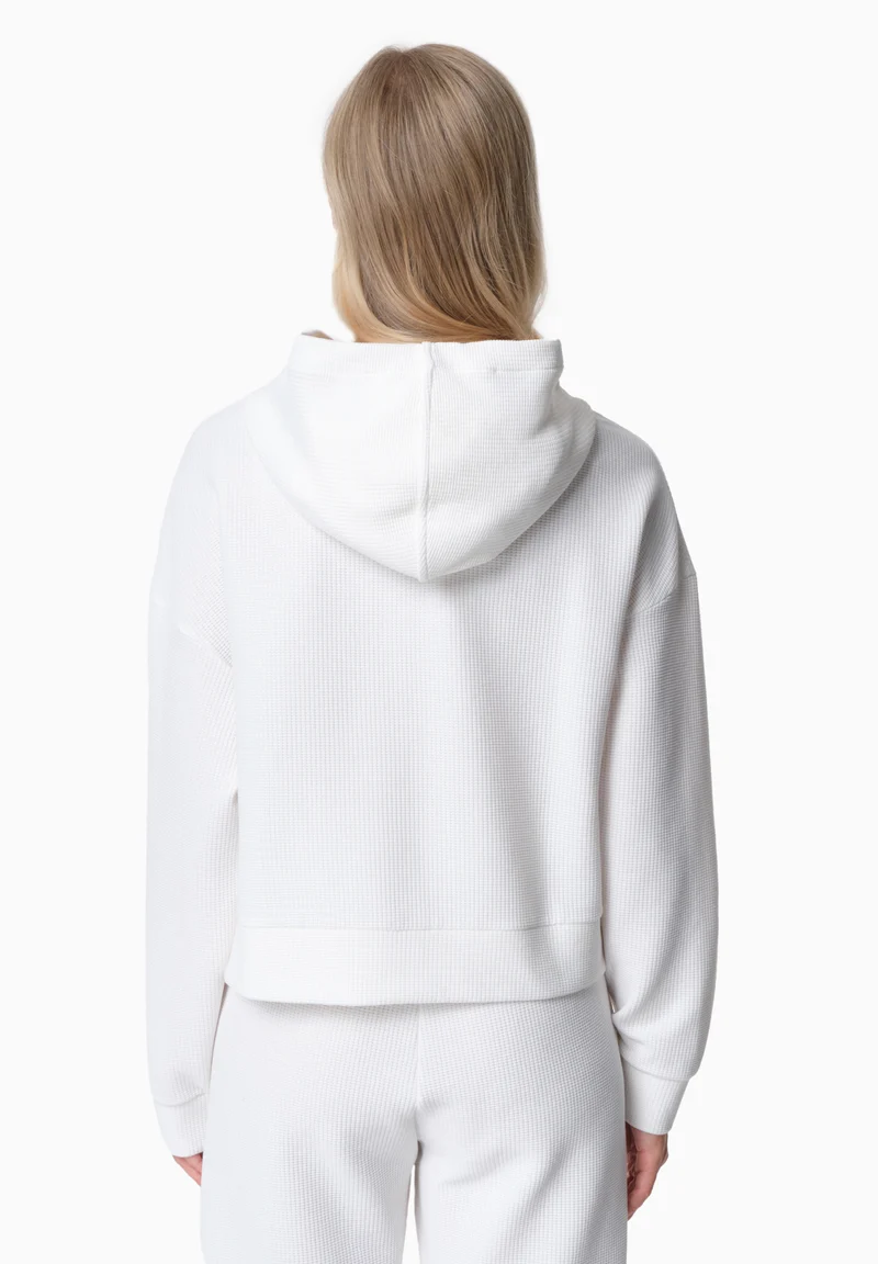 HANNA | Waffel Hoodie aus Bio-Baumwolle und recyceltem Polyester