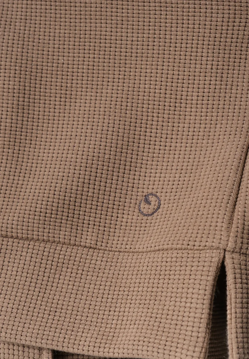 HANNA | Waffel Hoodie aus Bio-Baumwolle und recyceltem Polyester