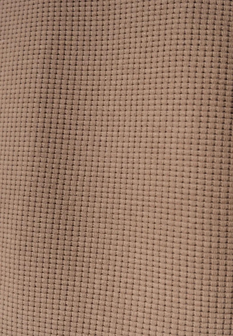 HANNA | Waffel Hoodie aus Bio-Baumwolle und recyceltem Polyester