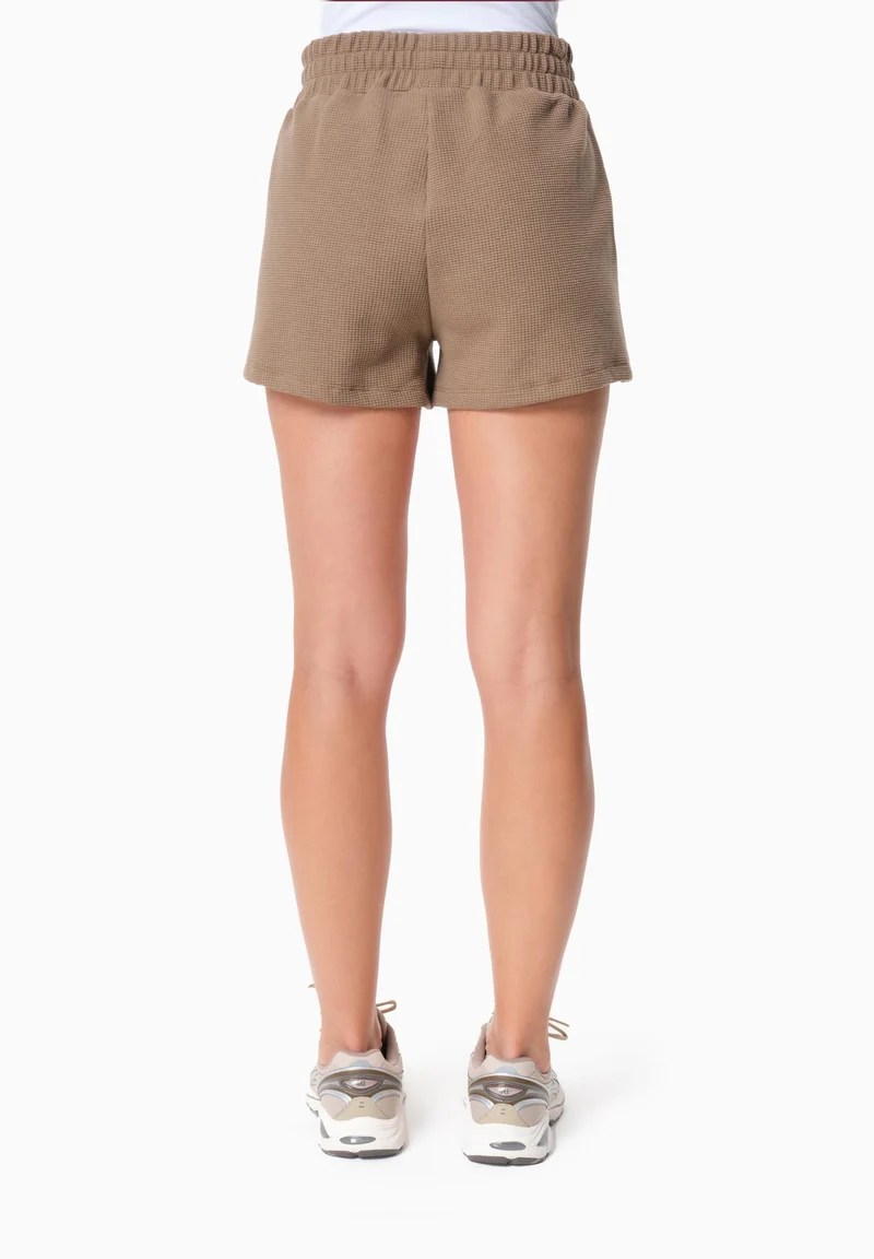 SAVANNA | Waffel-Shorts aus Bio-Baumwolle und recyceltem Polyester