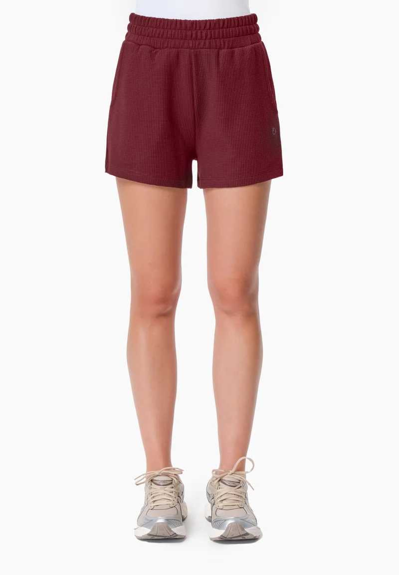 SAVANNA | Waffel Shorts aus Bio-Baumwolle und recyceltem Polyester