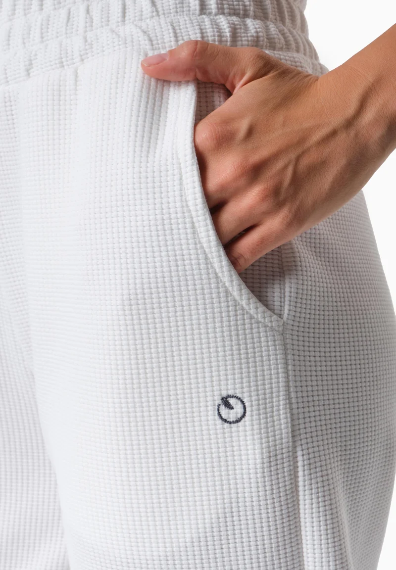 PARISS | Waffel Jogginghose aus Bio-Baumwolle und recyceltem Polyester