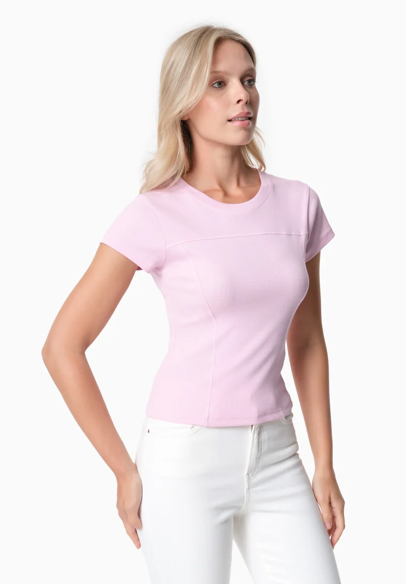 TILLDA | Rib T-Shirt aus TENCEL™ Modal und Bio-Baumwolle