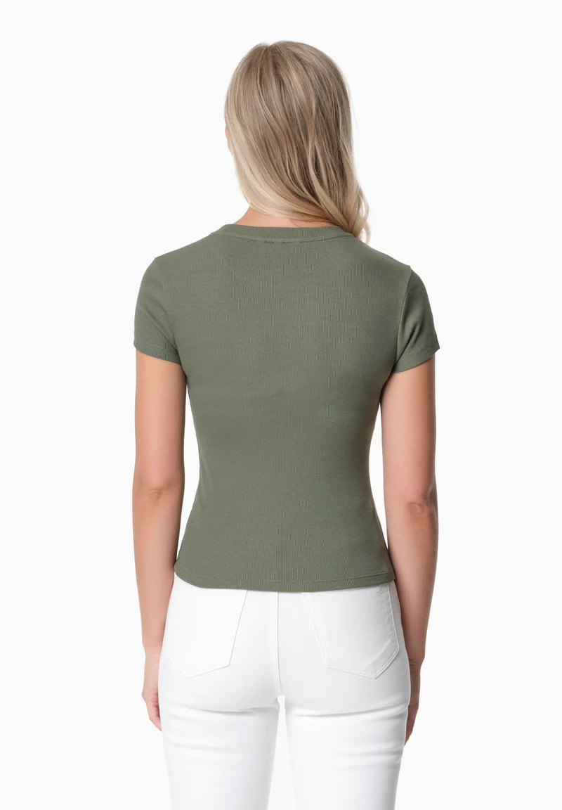 TILLDA | Rib T-Shirt aus TENCEL™ Modal und Bio-Baumwolle